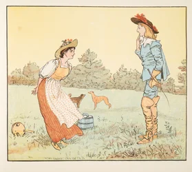 "Então eu não posso casar com você, minha empregada bonita!", Do Hey Diddle Diddle Picture Book, pub.1882